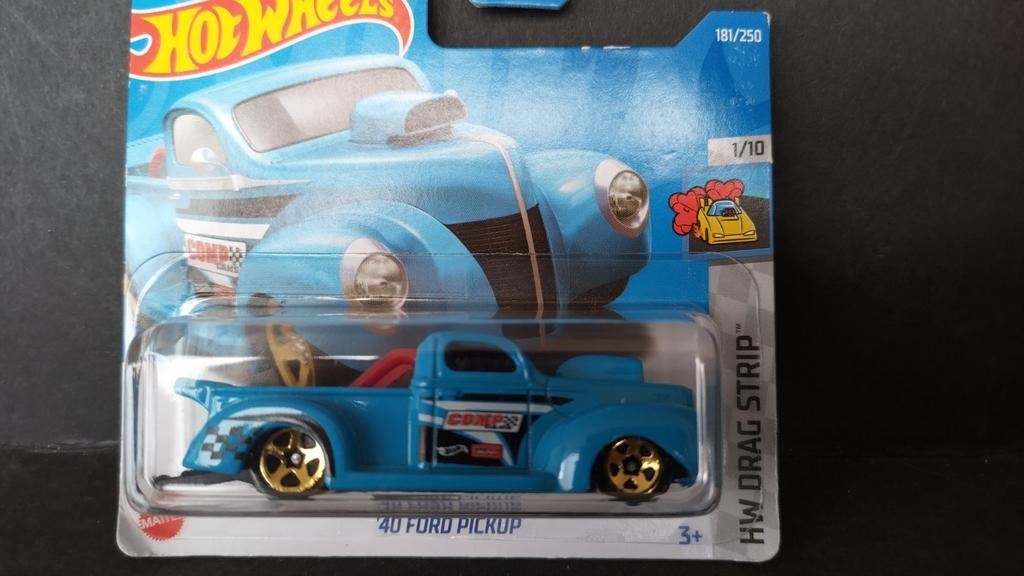 Ford Pick Up 1940 1:64 3inch Hotwheels Pol, 1186 MJ 1 NL, Auto, Verzenden, Nieuw