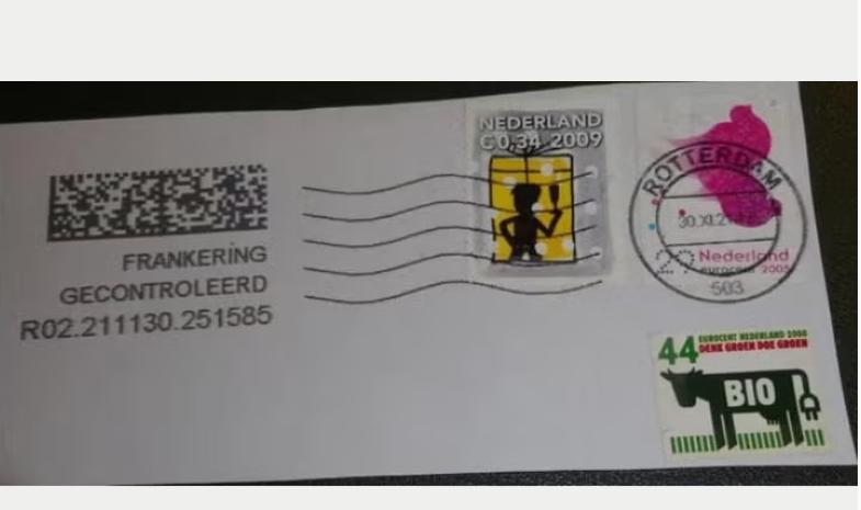 Diverse zegels - December 2009 en 2005 - Groen Bio 2008, Verzenden, Na 1940, Gestempeld