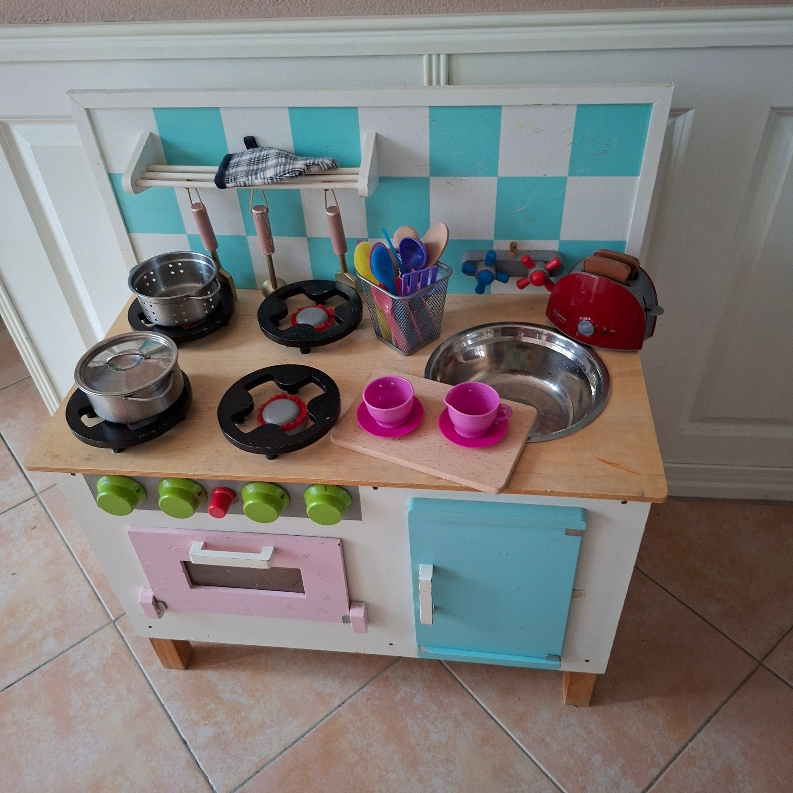 Speelkeuken / kinderkeuken New Classic Toys, Ophalen, Gebruikt, Hout, Speelkeuken