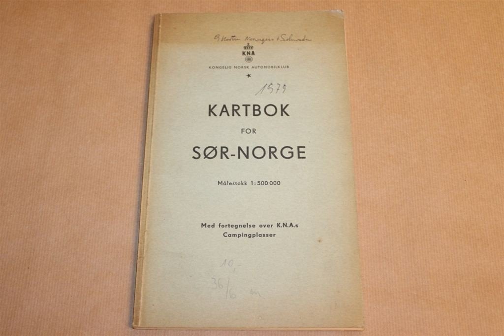 Kaartenboek van Zuid-Noorwegen - 1962, 1800 tot 2000, Europa Overig, Ophalen of Verzenden, Landkaart
