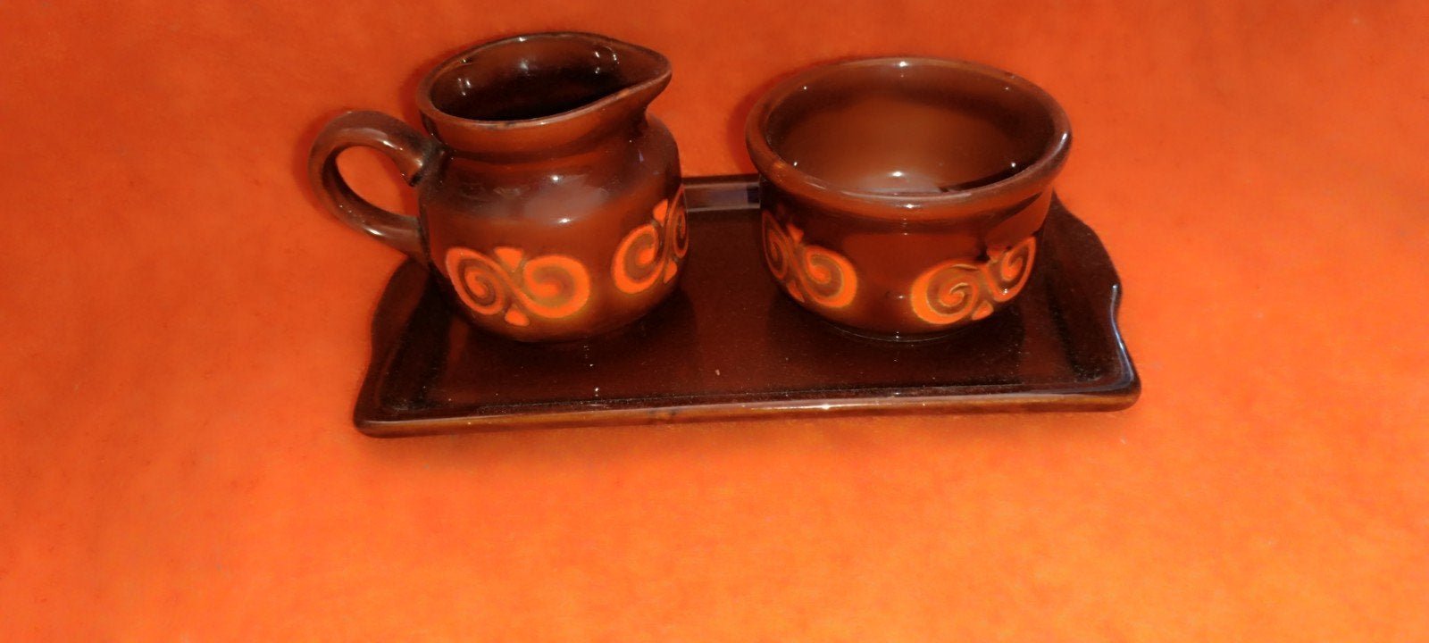 Prachtige Vintage DDR Roomstel Set - VEB Haldensleben, Verzamelen, Ophalen of Verzenden