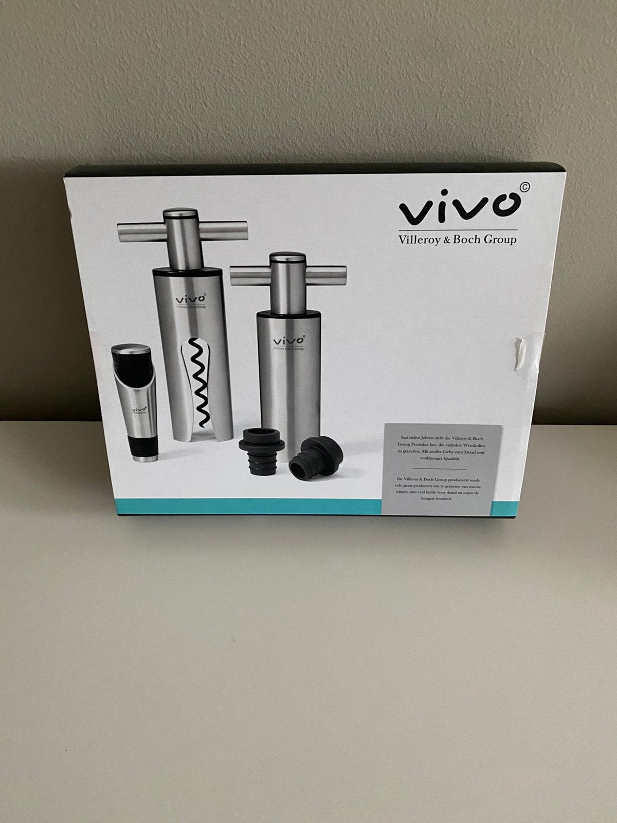 Vivo sommelier set driedelig ah spaaractie, Ophalen, Nieuw