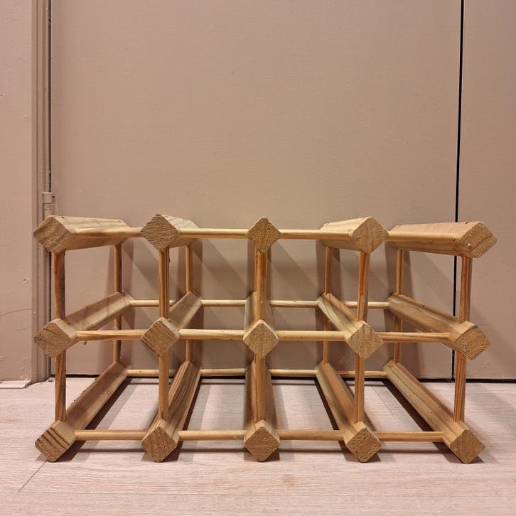 Houten Flessenrek/Wijnrek