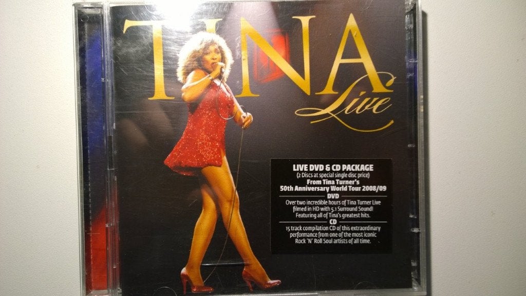 Tina Turner - Tina Live (CD + DVD), Inclusief DVD, Ophalen of Verzenden, Zo goed als nieuw, Poprock
