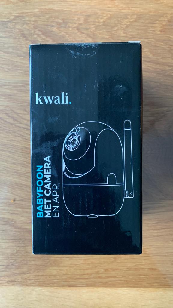 Kwali Babyfoon met Camera en App - 1080p, 360 draaibaar, Kinderen en Baby's, Babyfoons, Ophalen of Verzenden, Nieuw, 250 meter of meer