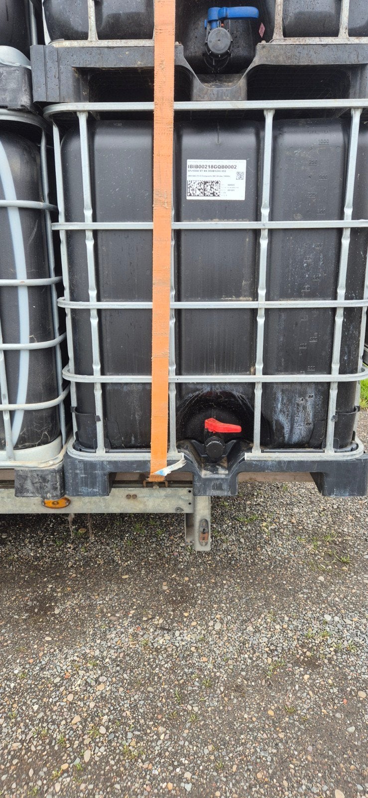 IBC 1000 liter zwart anti-alg met kraan en dop, Kunststof, Met kraantje, 150 liter of meer, Ophalen of Verzenden