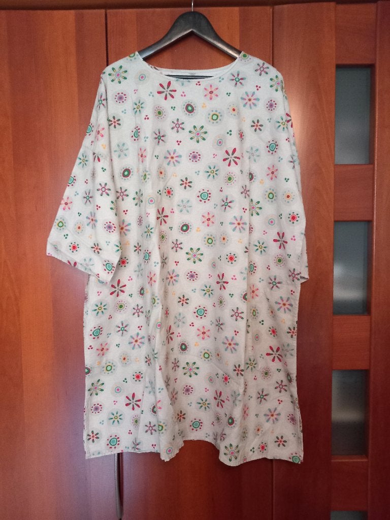 tuniek met bloemenprint gudrun sjoden xxl, Meerkleurig, Maat 46/48 (XL) of groter, Ophalen of Verzenden, Zo goed als nieuw