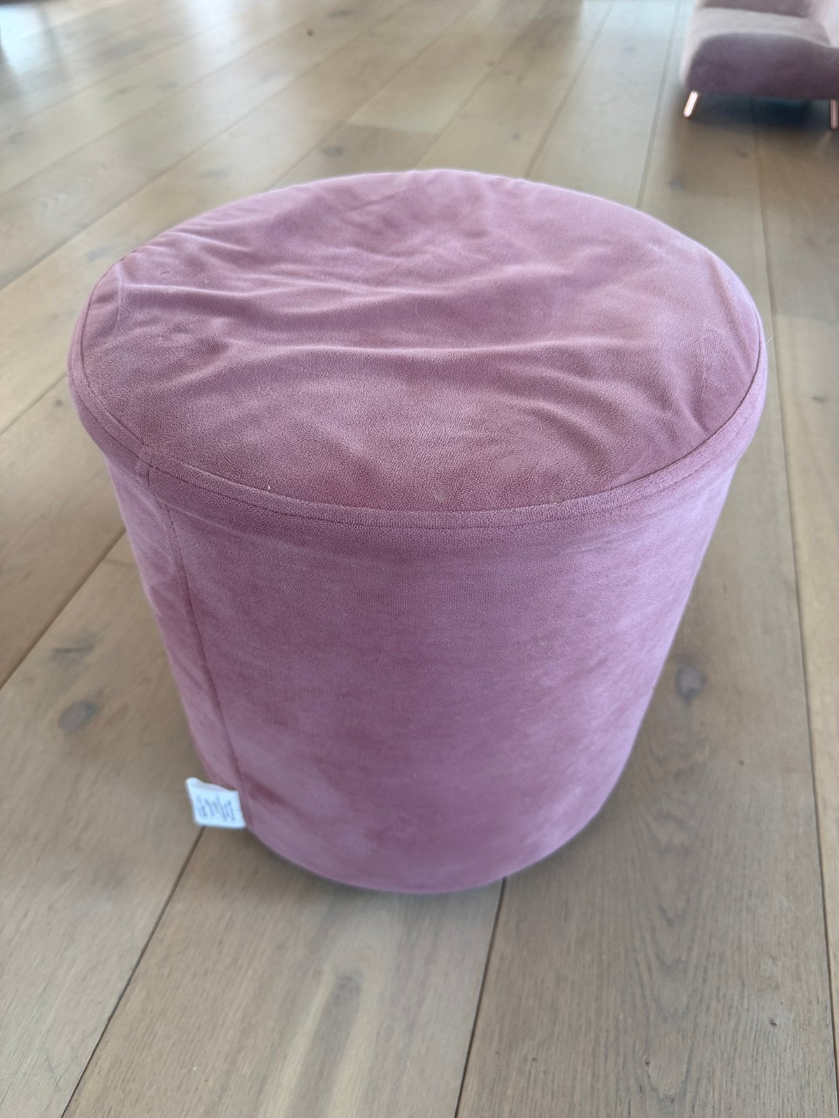 Leen bakker poef “wagner”, Ophalen, Zo goed als nieuw, Rond, Minder dan 50 cm