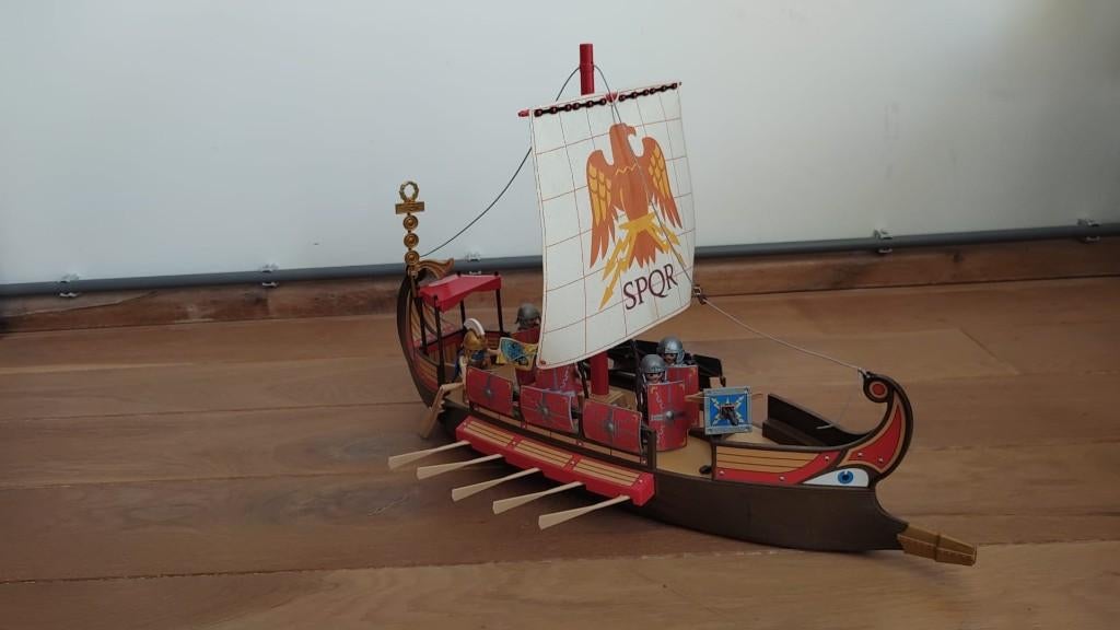 playmobil romeinse galei, Ophalen, Gebruikt, Complete set