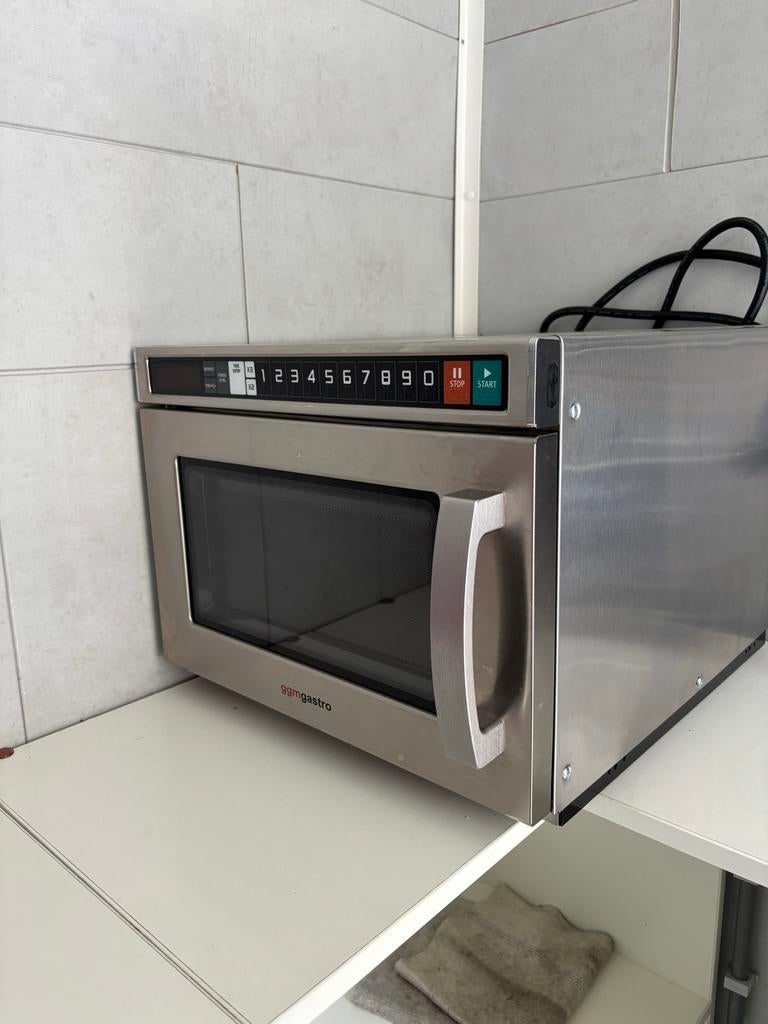 GGM Gastro Magnetron - RVS, Professioneel, Ophalen, 60 cm of meer, Vrijstaand, Magnetron