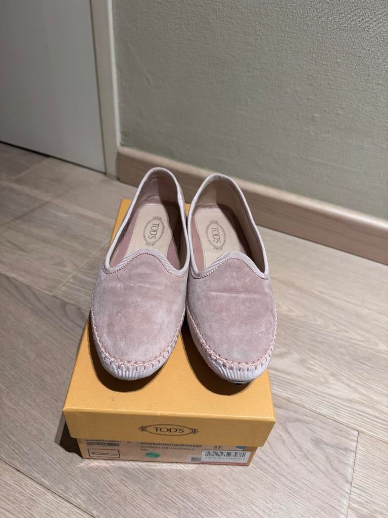 Tod’s loafers, Instappers, Ophalen of Verzenden, Roze, Gedragen