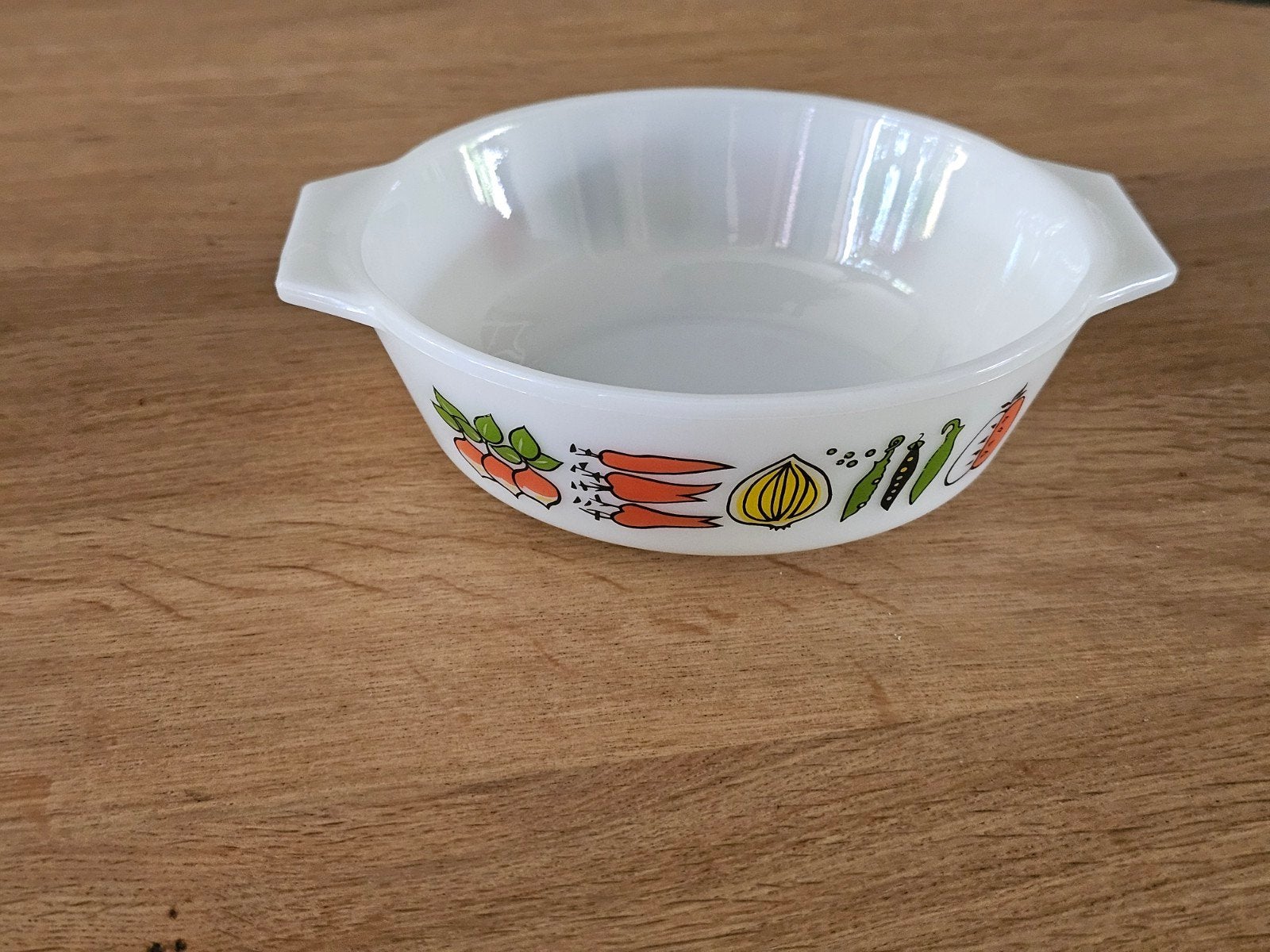 Vintage JAJ Pyrex Ovenschaal 'Harvest' – Model 505 (1 pint), Huis en Inrichting, Overige merken, Ophalen of Verzenden, Overige stijlen