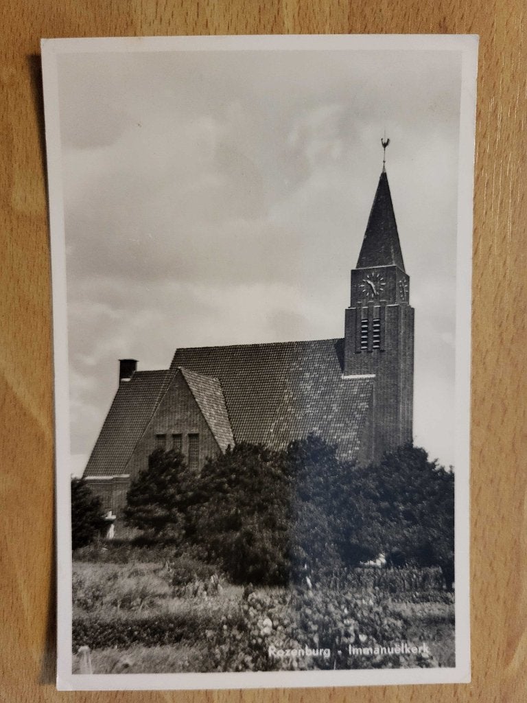 ansicht ROZENBURG Kerk, Ophalen of Verzenden, Voor 1920, Noord-Holland