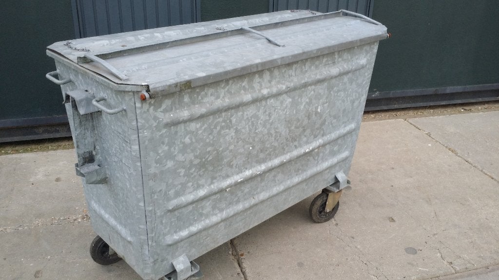 Stalen container - DIRECT BESCHIKBAAR- slechts €125,- !!!, Ophalen, Gebruikt, 40 liter of meer, 75 – 100