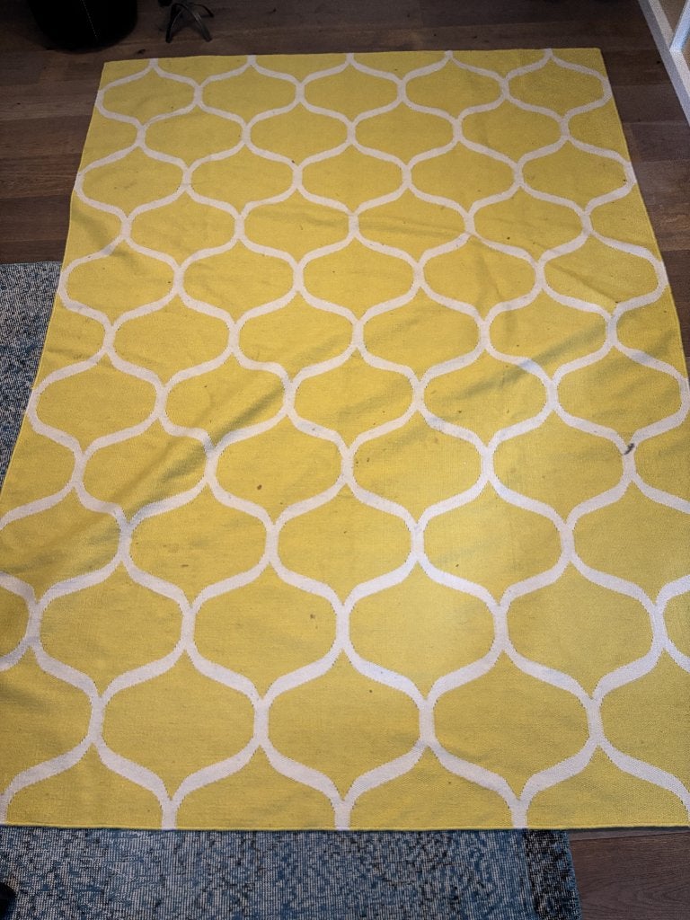 IKEA Geel Tapijt – 170 x 240 cm, Ophalen, Gebruikt, 150 tot 200 cm, 200 cm of meer