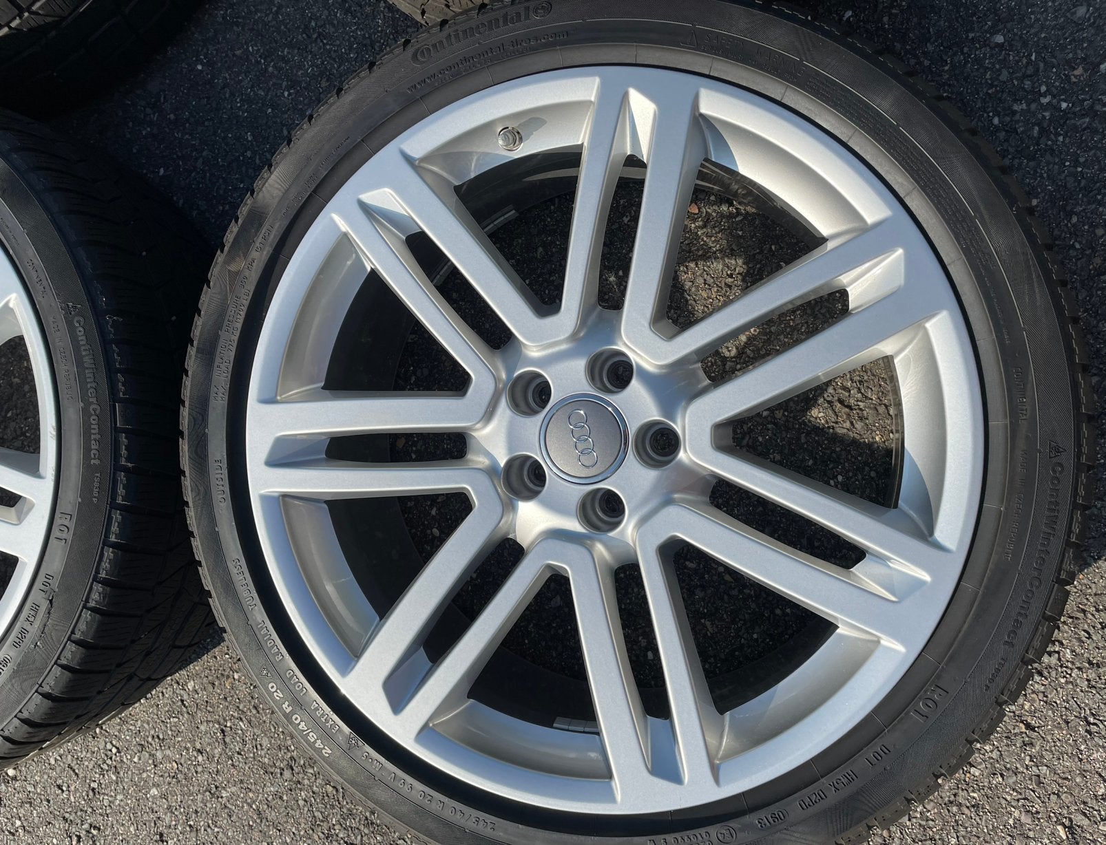 20” originele Audi RS6 A5 Q5 velgenset zgan. 4G0 601 025 AS, Auto-onderdelen, Banden en Velgen, Ophalen, Banden en Velgen, Winterbanden