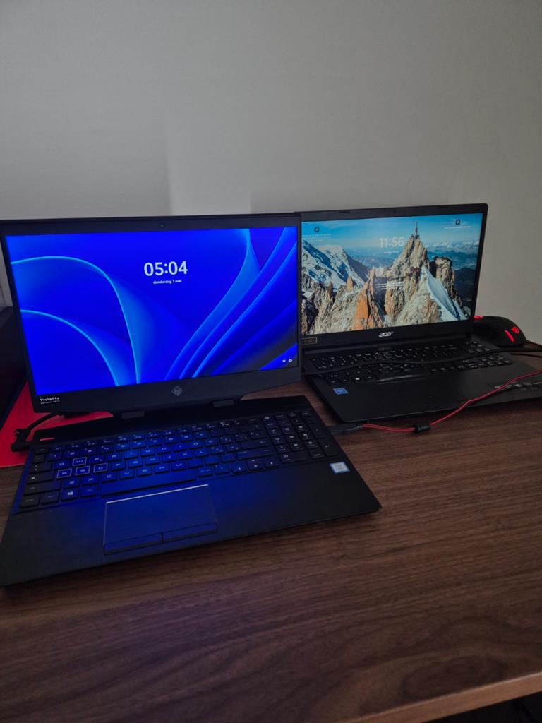 HP Omen i7 gaming laptop & Acer Aspire 3 Notebook, Ophalen of Verzenden, 15 inch, Gaming, 2 tot 3 Ghz