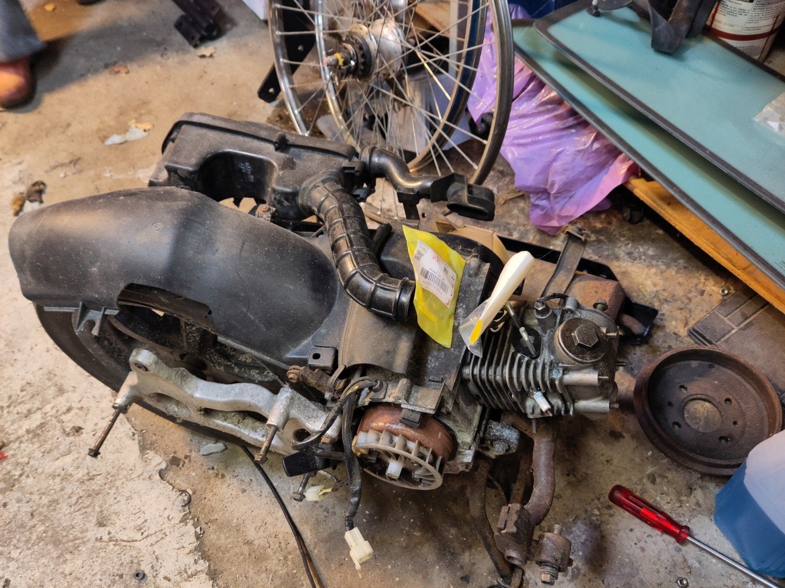 sym 50cc en gy6 blok, Ophalen of Verzenden, Gebruikt, Blok, SYM