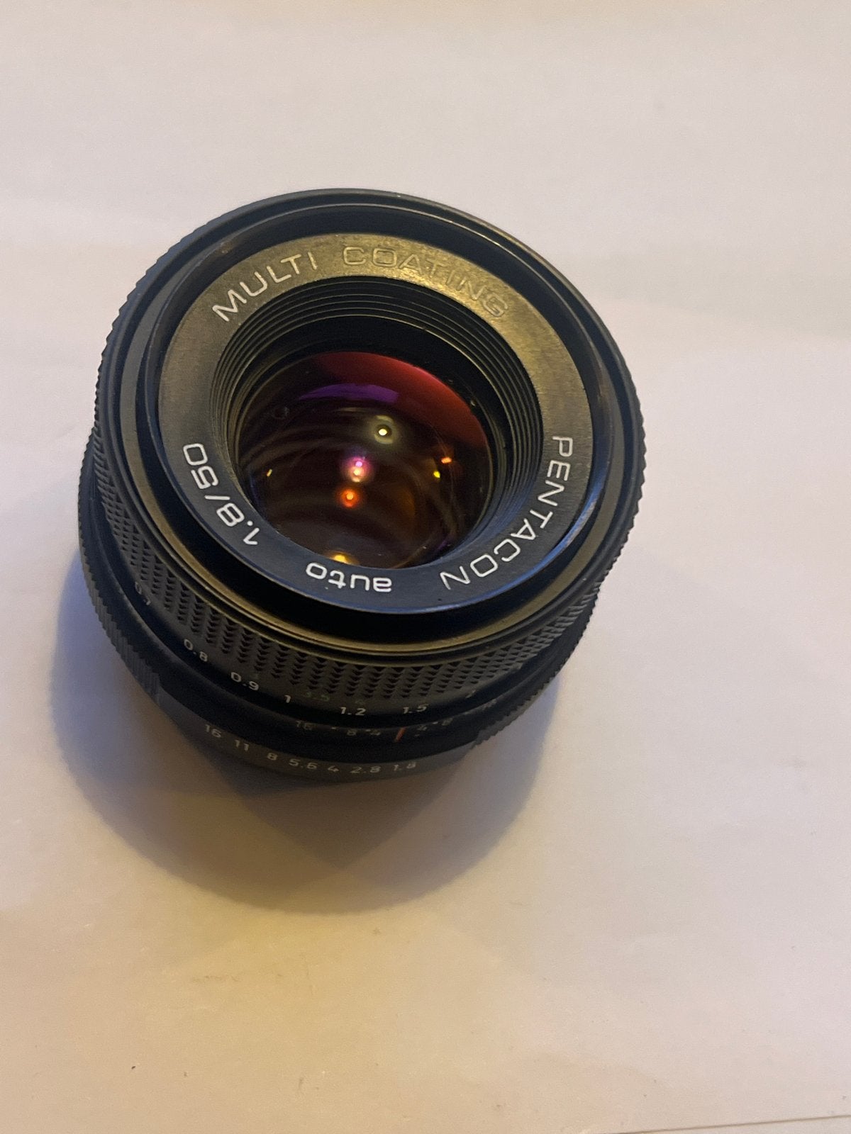 Pentacon Auto 1.8/50 Multi Coating lens M42, Overige merken, Ophalen of Verzenden, Standaardlens, Handmatige focus