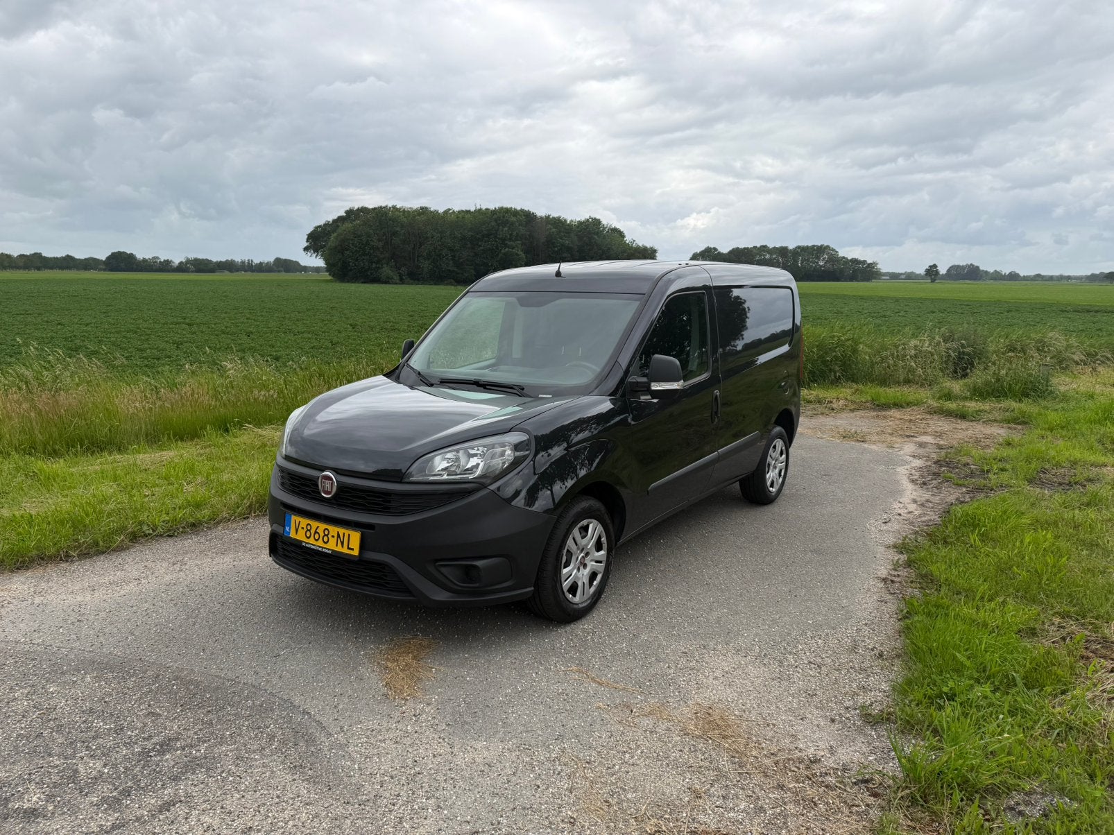 Fiat Doblo Cargo GB 1.3 MJ 80pk L1h1 2018, Auto's, Voorwielaandrijving, Stof, 4 cilinders, Zwart