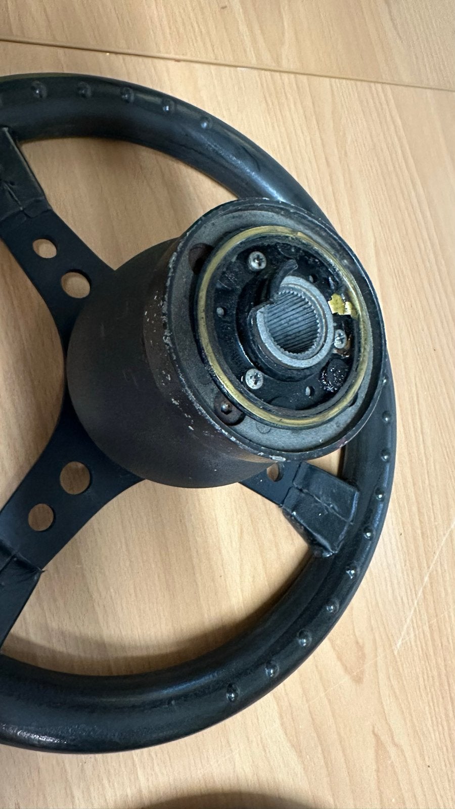 Sportstuur Volkswagen (Kever) zwart naaf 20mm, Ophalen of Verzenden, Gebruikt, Volkswagen