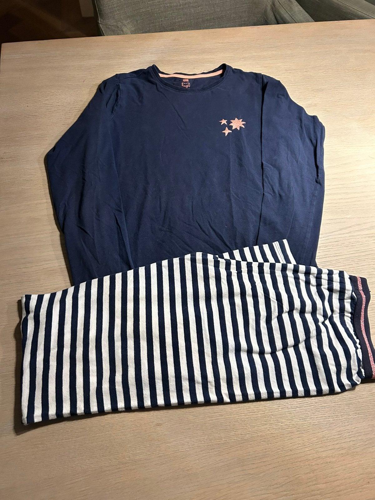 Pyjama maat 158/164 hema, Ophalen of Verzenden, Zo goed als nieuw, Meisje, Nacht- of Onderkleding