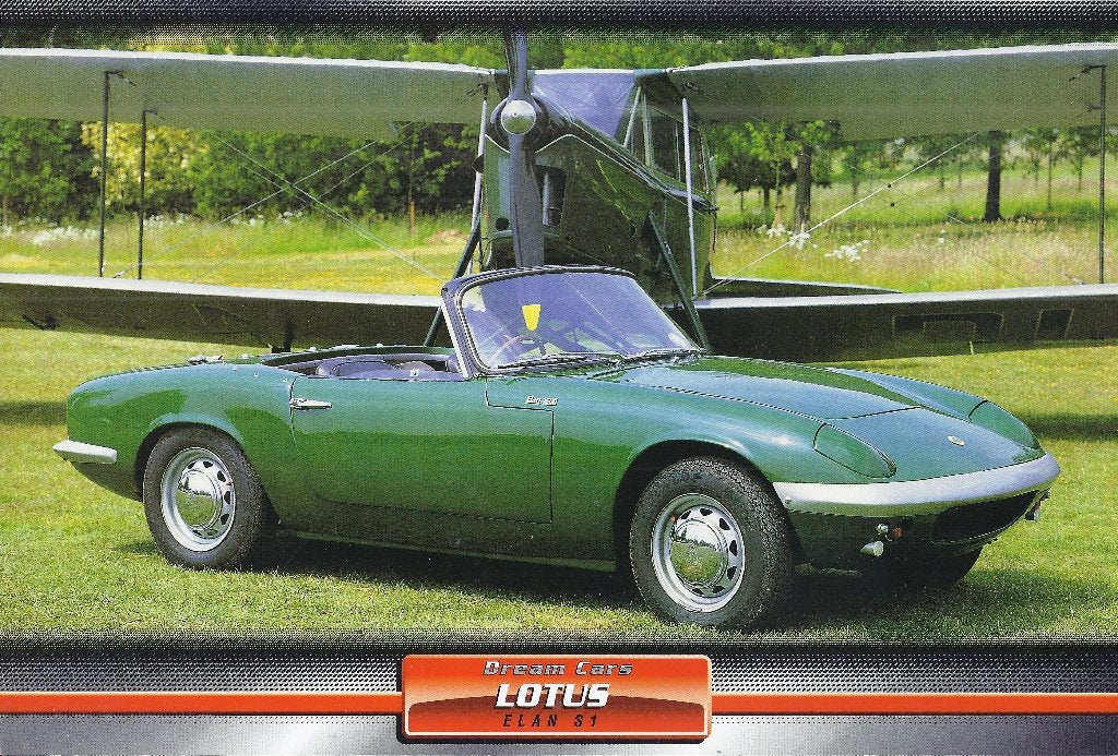Ma489 foto dream car lotus elan s1, Ophalen of Verzenden, 1980 tot heden, Zo goed als nieuw, Overige onderwerpen