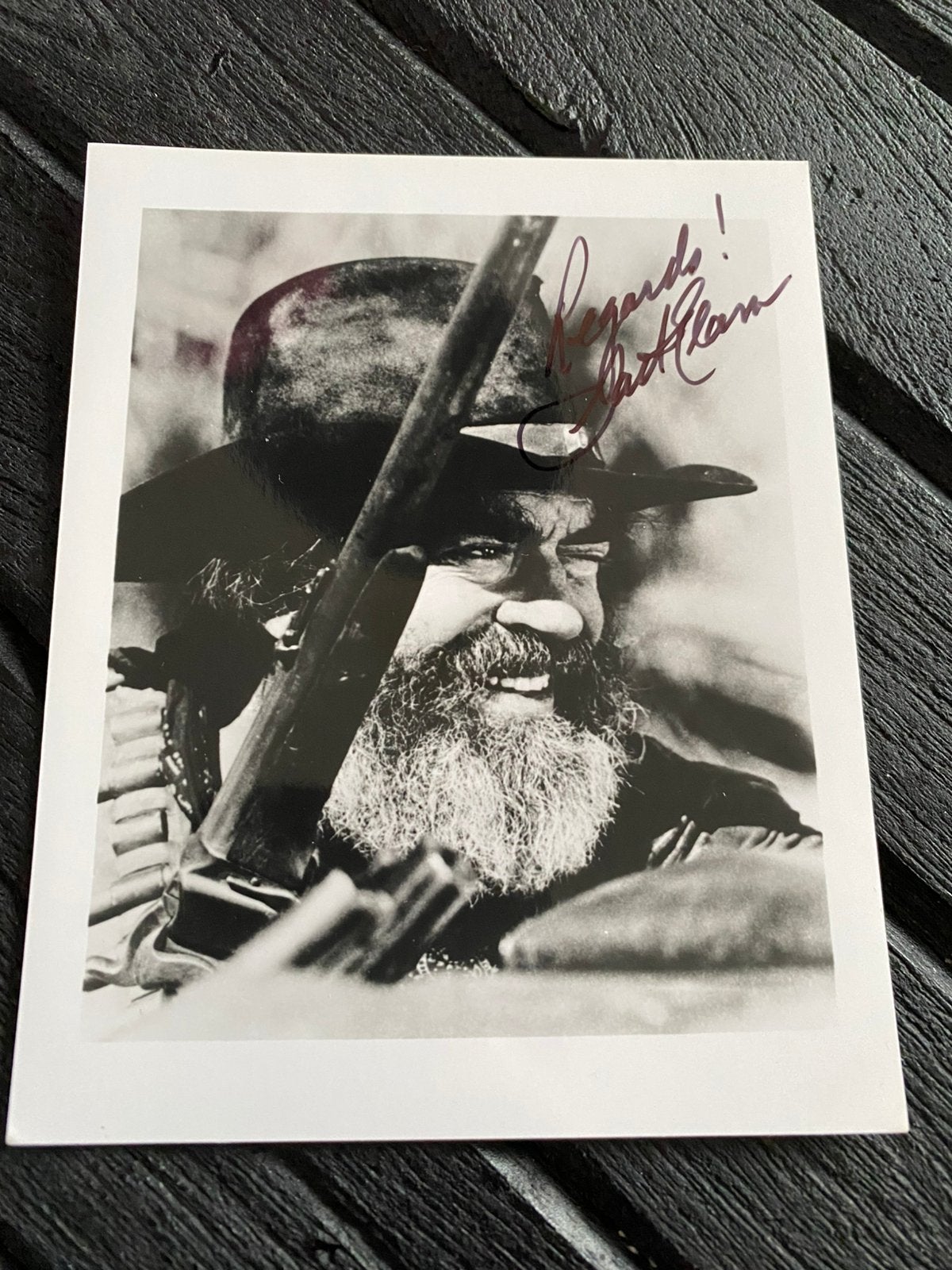Filmster handtekening jack elam, Ophalen of Verzenden, Zo goed als nieuw, Foto of Kaart
