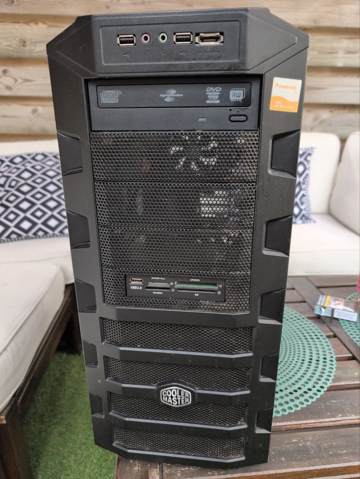 Cooler Master PC-behuizing met DVD-RW en kaartlezer, Ophalen