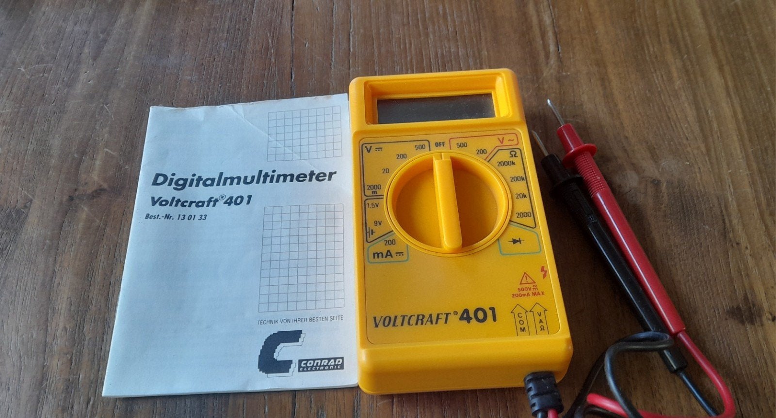 Voltcraft digitale multimeter, Ophalen of Verzenden, Zo goed als nieuw, Multimeter
