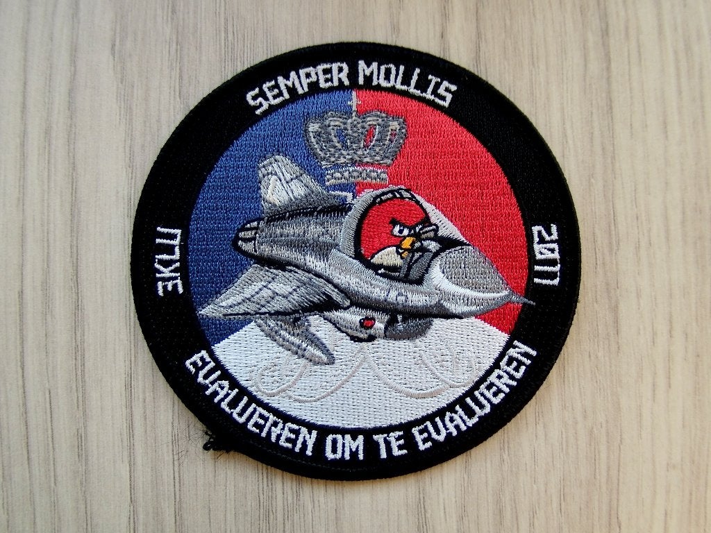 Patch Koninklijke Militaire Academie 3KLu 2011 Semper Mollis, Verzenden, Luchtmacht, Nederland, Embleem of Badge
