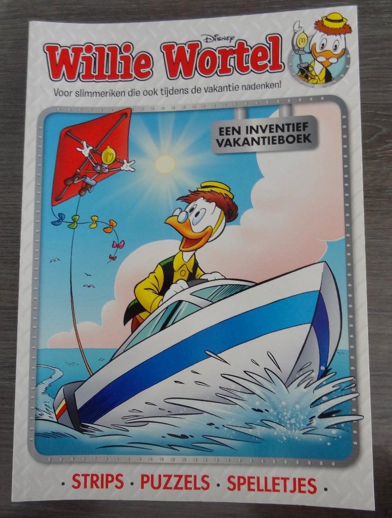Stripboek Willie Wortel vakantieboek, Eén comic, Ophalen of Verzenden, Gelezen, Amerika