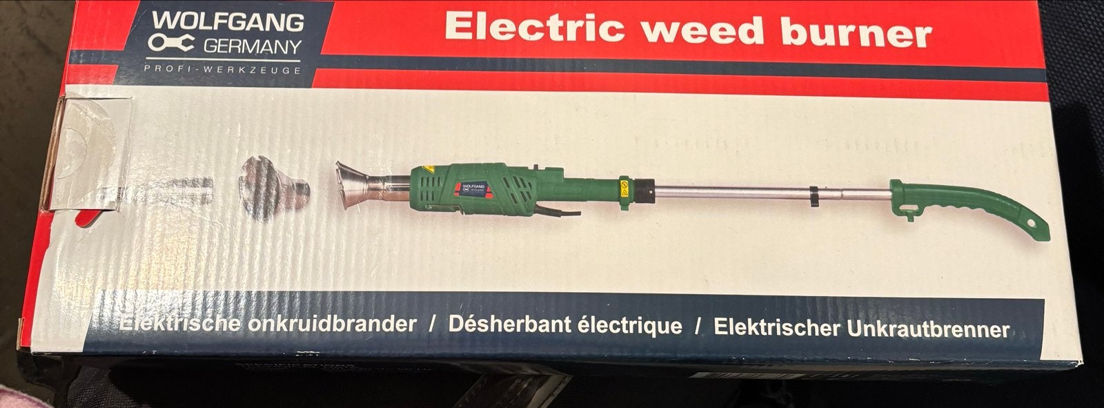 Wolfgang Germany Elektrische Onkruidbrander 2000W, Ophalen, Nieuw