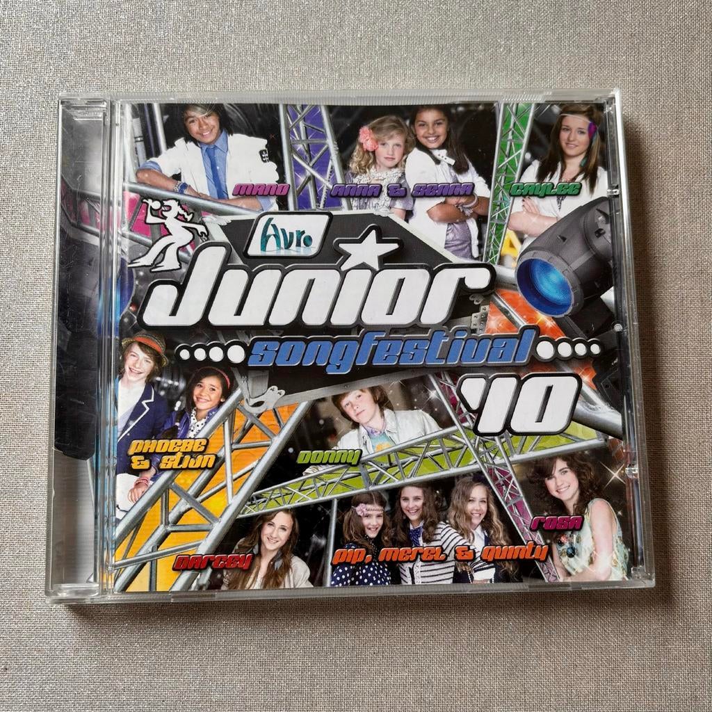 Avro Junior Songfestival 2010 CD + Karaoketracks, Cd's en Dvd's, Cd's | Kinderen en Jeugd, Gebruikt, Muziek, 6 tot 9 jaar, Ophalen of Verzenden