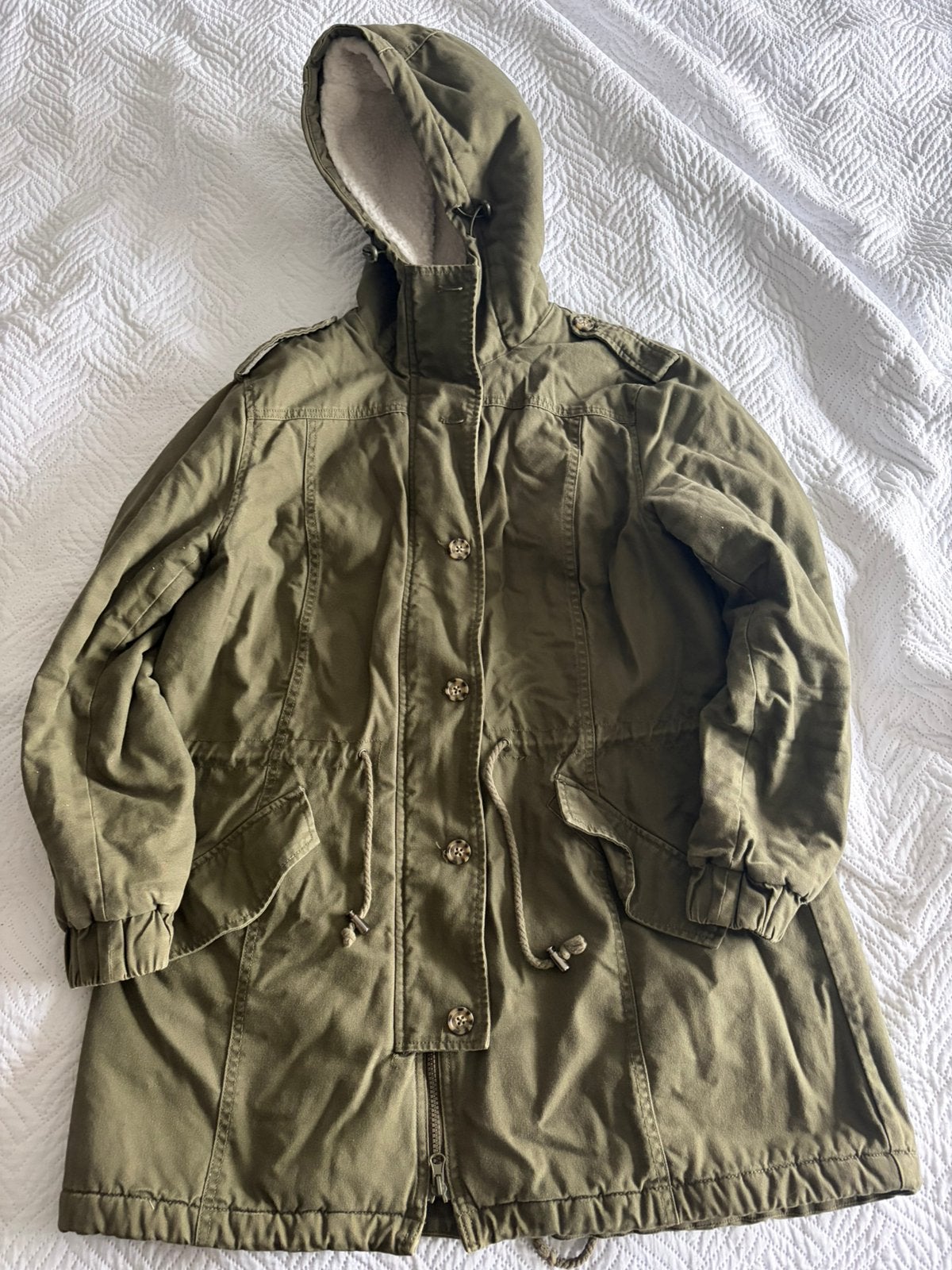 Gevoerde jas van Rainbow maat 44, Kleding | Dames, Ophalen of Verzenden, Zo goed als nieuw, Maat 42/44 (L)