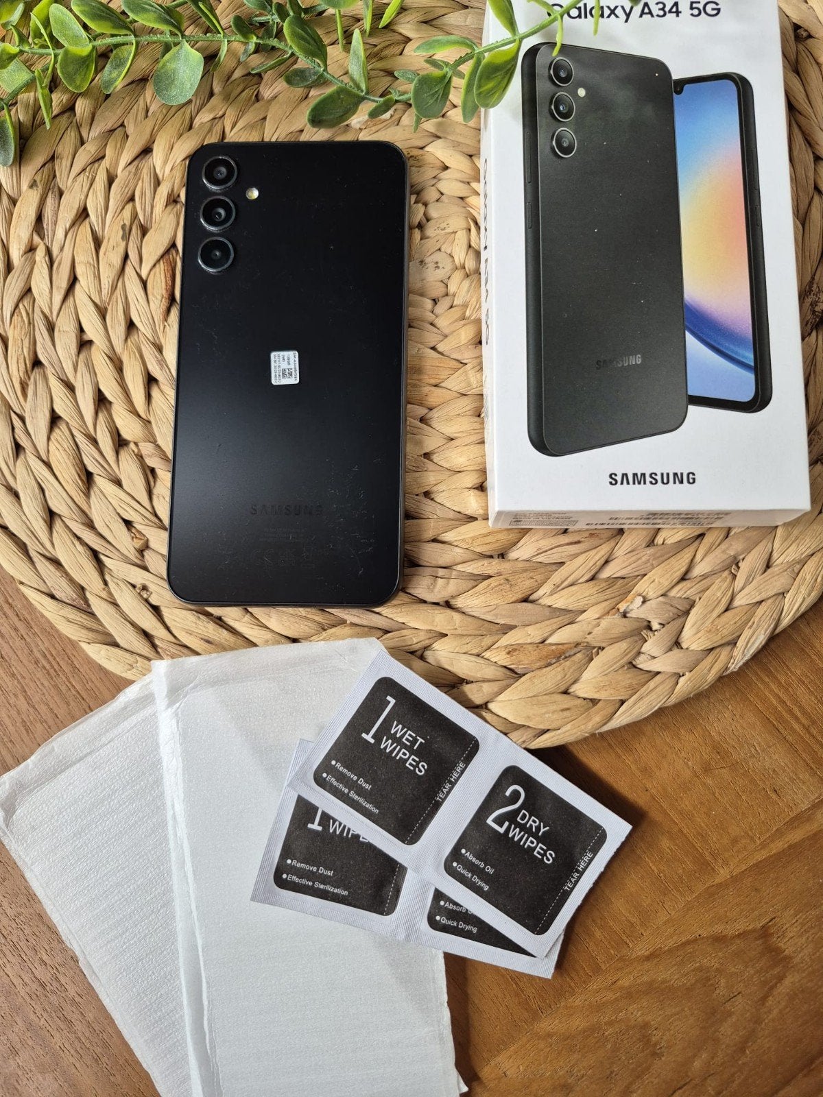 Samsung Galaxy A34 128 GB Zwart, Ophalen, Zo goed als nieuw