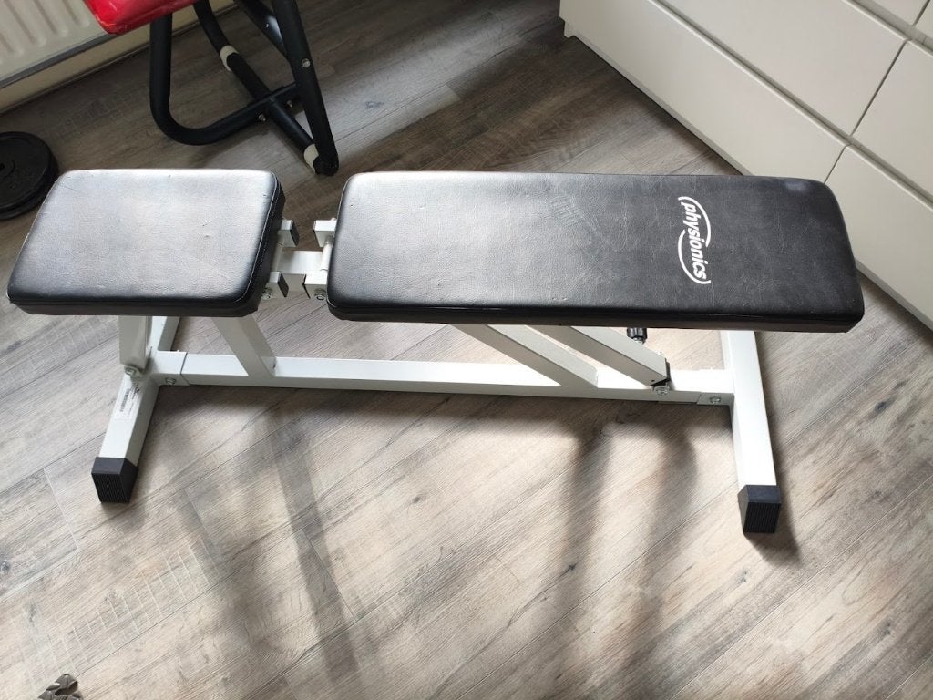 Physionics verstelbare fitness bank ( halterbank ), Ophalen, Gebruikt, Metaal, Overige typen