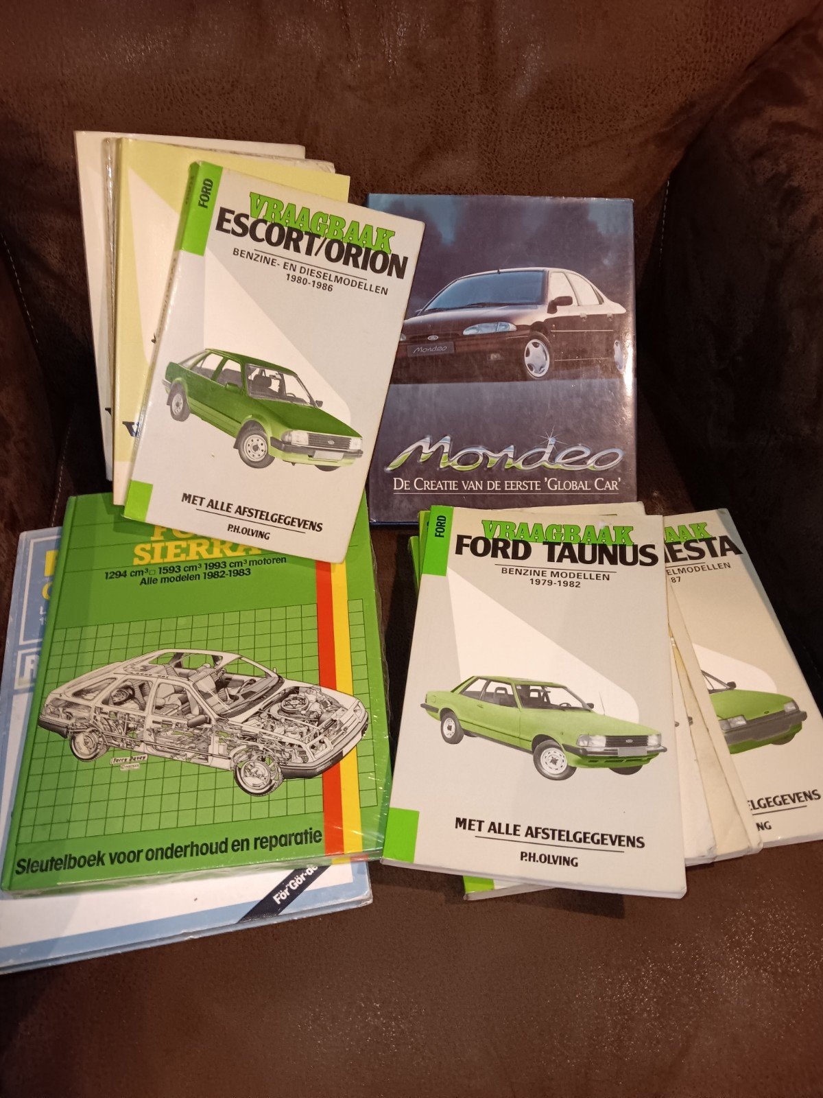 Ford Vraagbaak & Reparatiehandboek Collectie (13 stuks), Ophalen of Verzenden, Gelezen, Ford, P.H. Olving, P. Olyslaeger