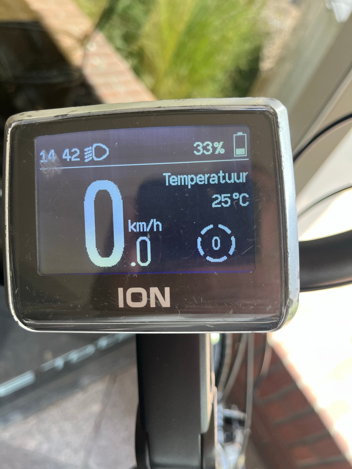 ION fietscomputer/display - Gebruikt, Verzenden, Gebruikt