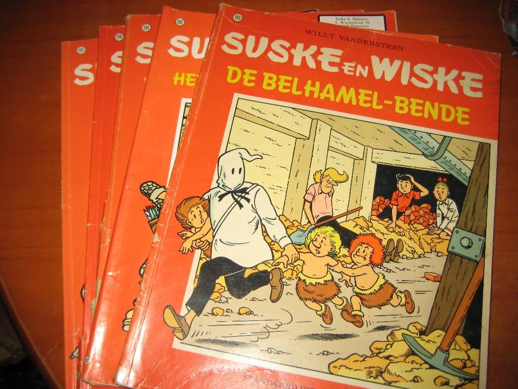 Suske en WIske: 189, 192, 194, 196, 197, Eén stripboek, Ophalen of Verzenden, Zo goed als nieuw