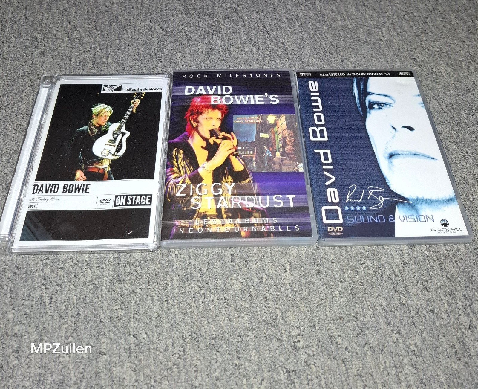 David Bowie  .. 3 DVD, Alle leeftijden, Ophalen of Verzenden, Zo goed als nieuw