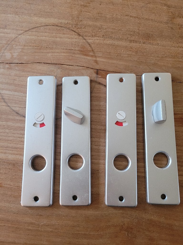 Badkamerslot (x2), Ophalen of Verzenden, Gebruikt, Slot