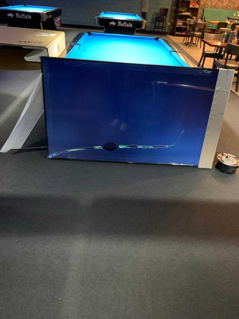 Gratis 2x Sony FW75 LCD Monitor/TV defect kapot scherm, Computers en Software, Ophalen, Onbekend, Niet werkend, Overige resoluties