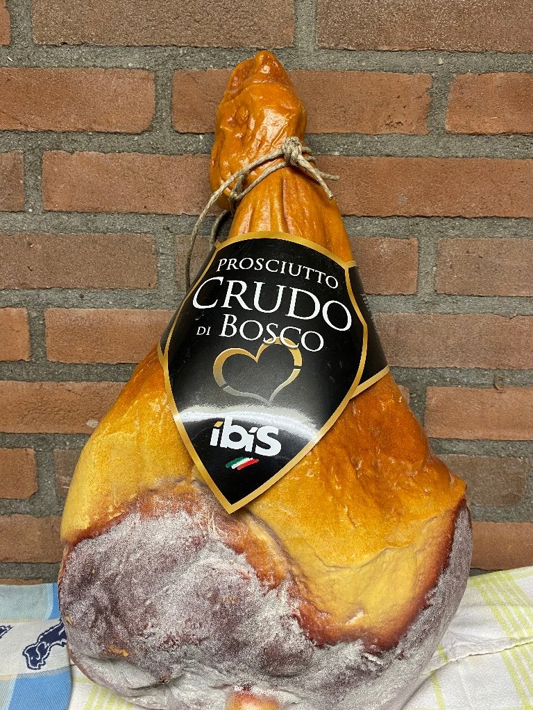 Decoratieve Serano Ham Prosciutto Crudo (1), Ophalen of Verzenden