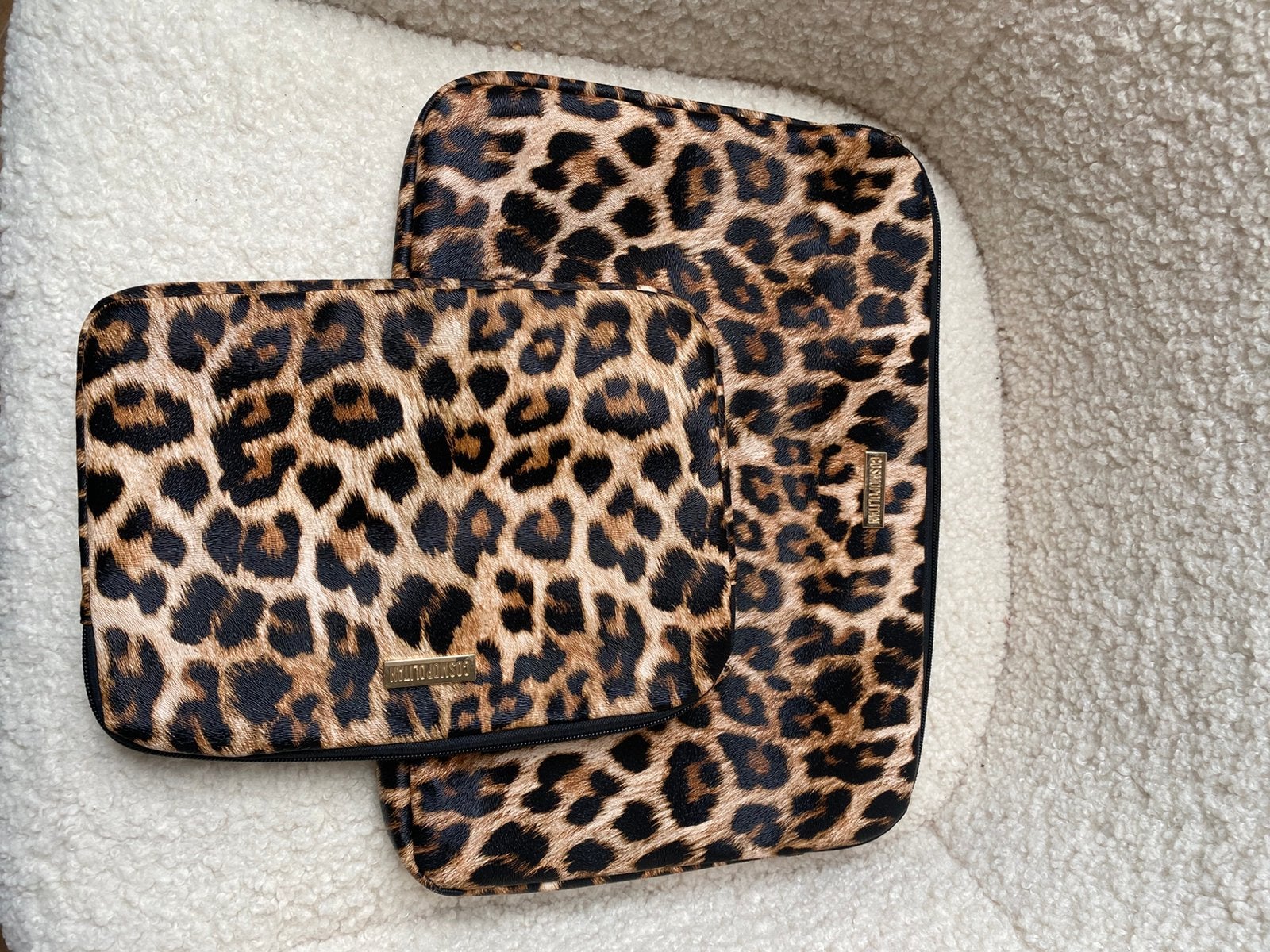 Panther print set van laptop hoes en tasjes accessoires, Computers en Software, Ophalen of Verzenden, 13 inch, Zo goed als nieuw