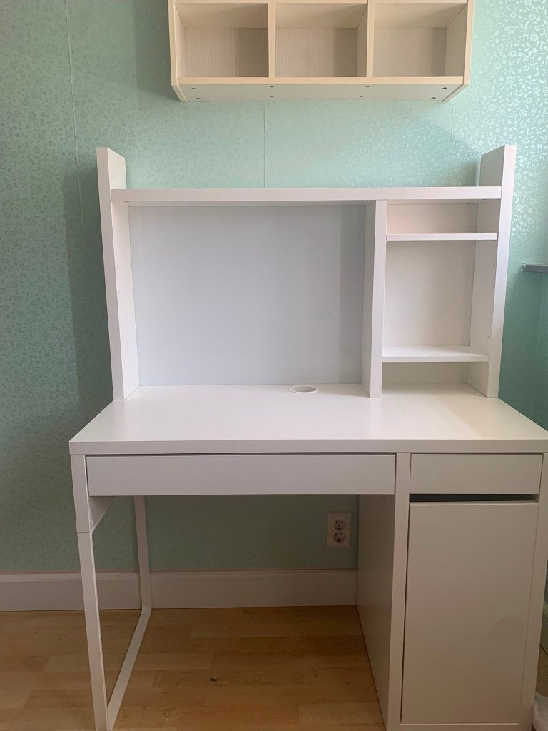 Bureau met opzetdeel, Ophalen, Overige typen, 105 cm, Gebruikt