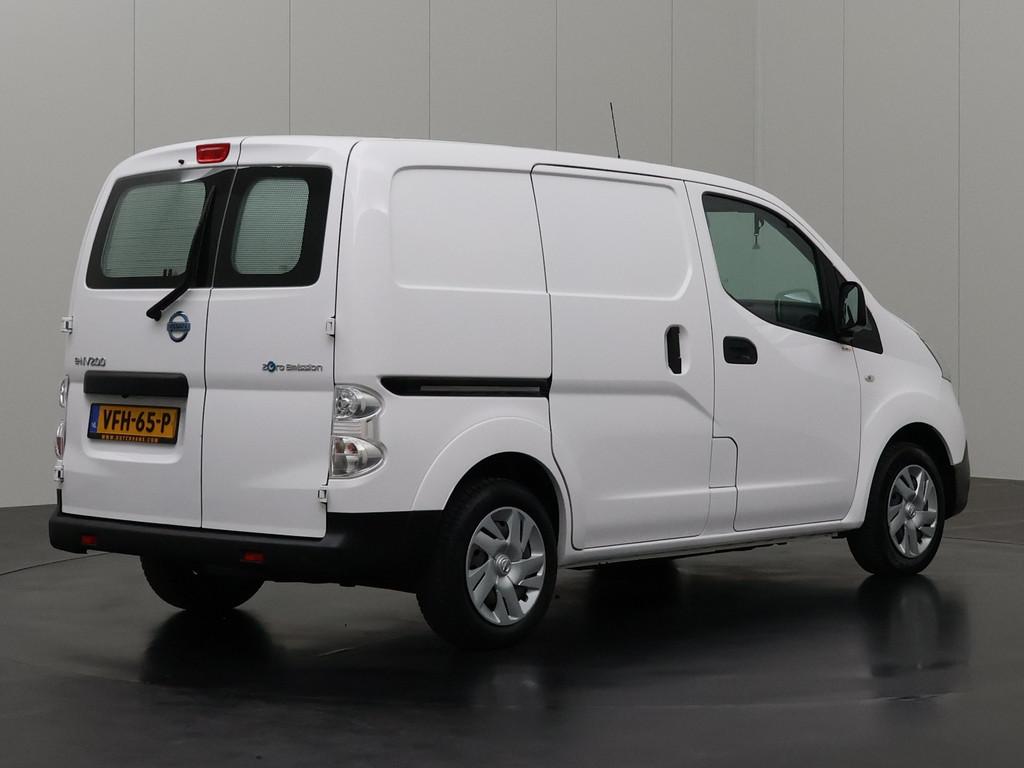 Nissan E-NV200 Business WLTP 200Km | 14000 KMst ! | Navigati, Gebruikt, Multifunctioneel stuurwiel, Wit, Origineel Nederlands