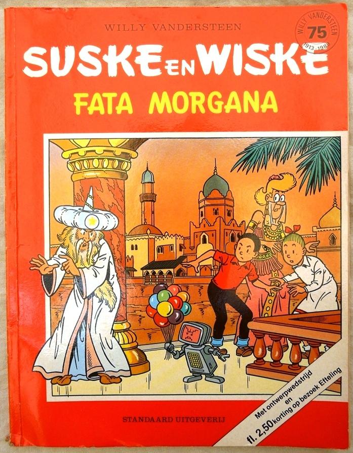 Suske&Wiske, Fata Morgana, Reclame Albert Hein, SU, 1988.(1), Gelezen, Willy van der steen, Eén stripboek, Ophalen of Verzenden