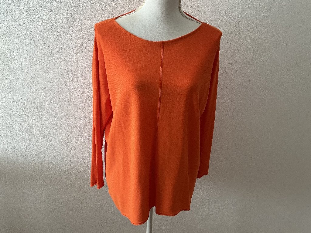 Giuliano top blouse L italiaans, Giuliano, Maat 42/44 (L), Oranje, Ophalen of Verzenden