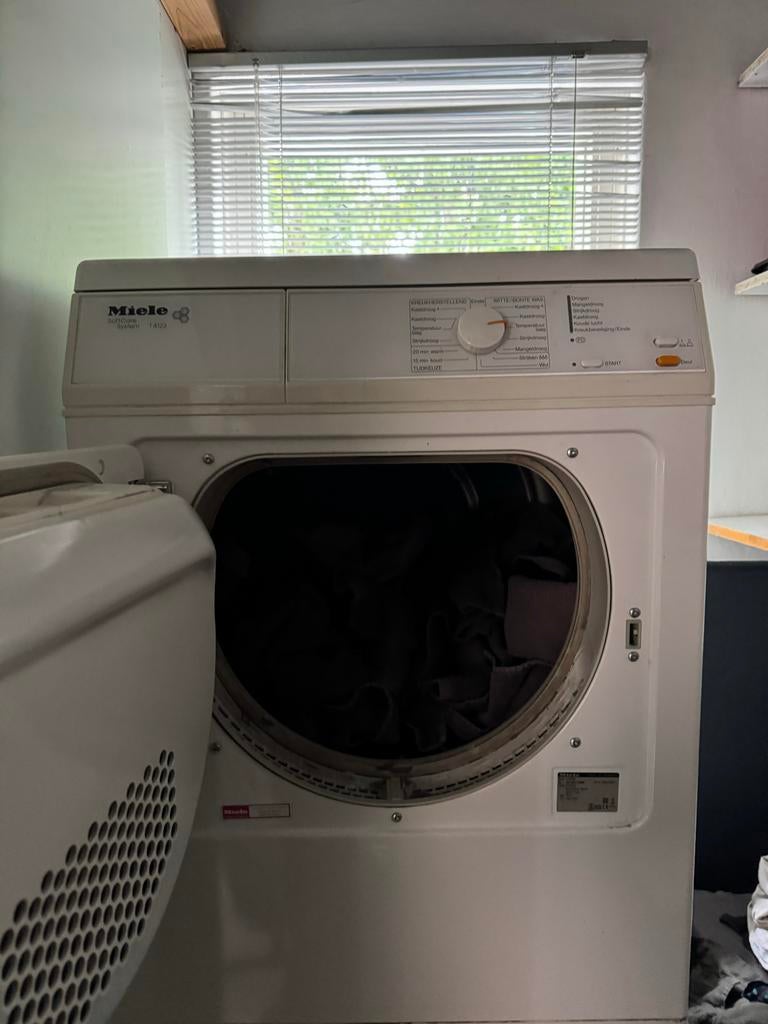 Miele T4123 luchtdroger - Betrouwbaar en Efficiënt, Witgoed en Apparatuur, Wasdrogers, Gebruikt, Luchtafvoer, Voorlader, 6 tot 8 kg